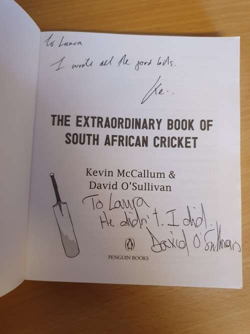 The Extraordinary Book of South African Cricket: Kevin McCallum & David O` Sullivan