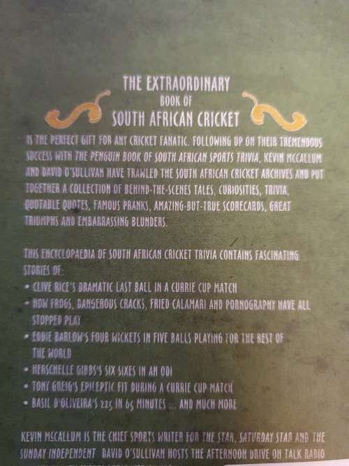 The Extraordinary Book of South African Cricket: Kevin McCallum & David O` Sullivan