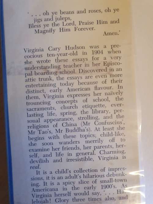 O Ye Jigs & Juleps! Virginia Cary Hudson (Hardcover)