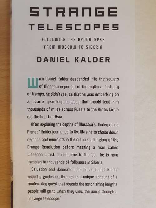 Strange Telescopes: Following the Apocalypse from Moscow to Siberia : Daniel Kalder - Hardcover