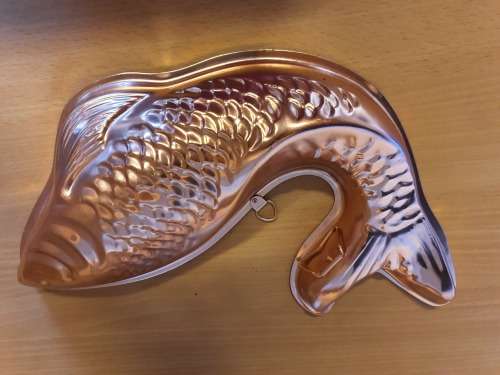 Metal Fish Shaped Jelly Mould