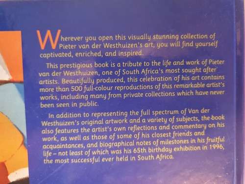 Pieter van der Westhuizen Art Book (Hardcover)