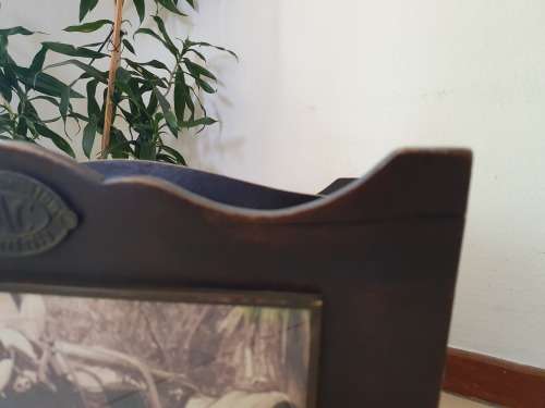 Wooden Magazine Stand