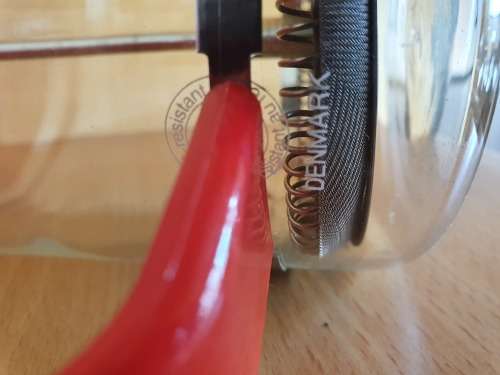 Bodum Coffee Press (Red) with Cork Coaster -  Made in Switzerland