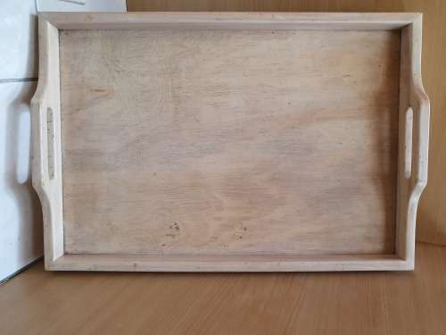 Wooden Serving Tray (width 50cm. depth 34cm. height 4cm)