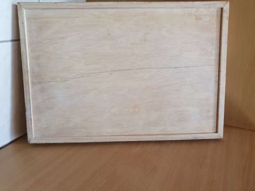 Wooden Serving Tray (width 50cm. depth 34cm. height 4cm)
