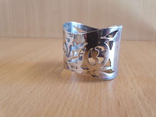 3 Silver Plated Napkin Rings