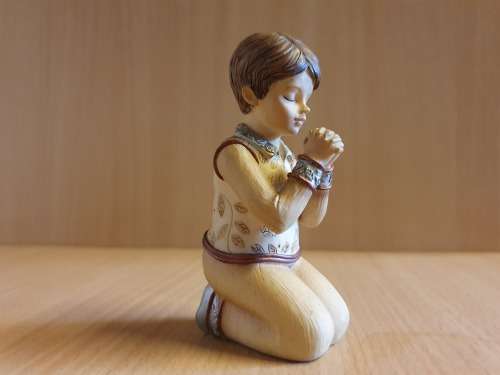 Boy Figurine Praying
