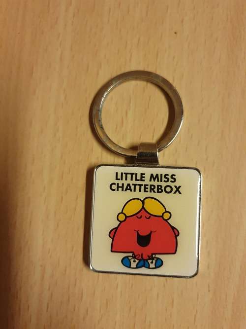 Little Miss Chatterbox Keyring/Keychain