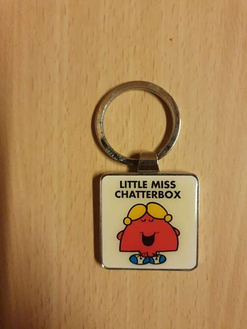 Little Miss Chatterbox Keyring/Keychain