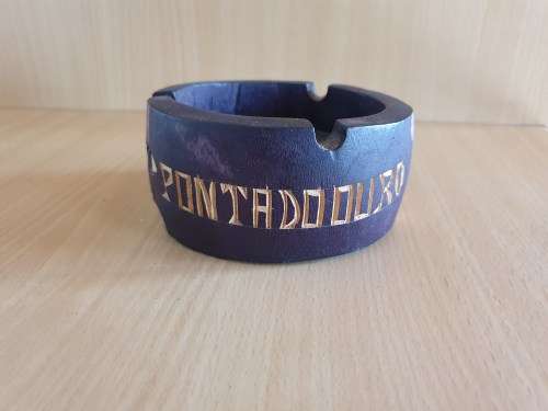 Round Wooden Ashtray - Maputo - width 11cm. height 5cm