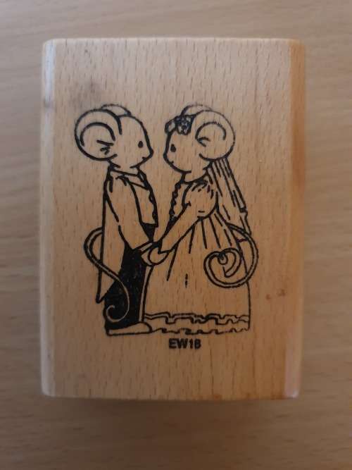 Rubber Stamp - 8cm x 6cm (Mouse)