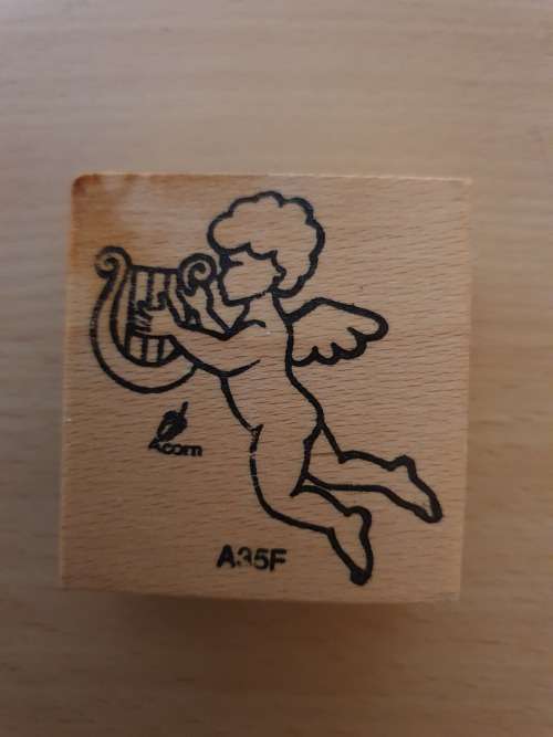 Rubber Stamp - Angel  - 6cm x 6cm