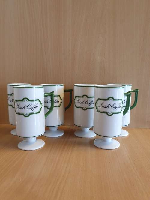 Set of 6 Irish Coffee Mugs