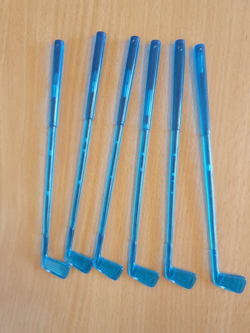 Lot of 38 Plastic Drink Stirrers