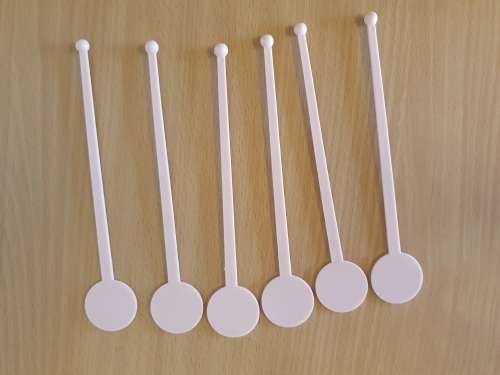 Lot of 38 Plastic Drink Stirrers