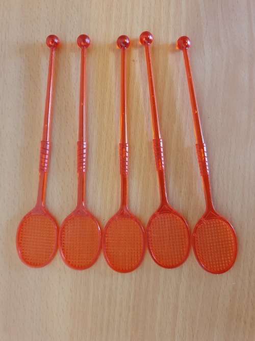 Lot of 38 Plastic Drink Stirrers