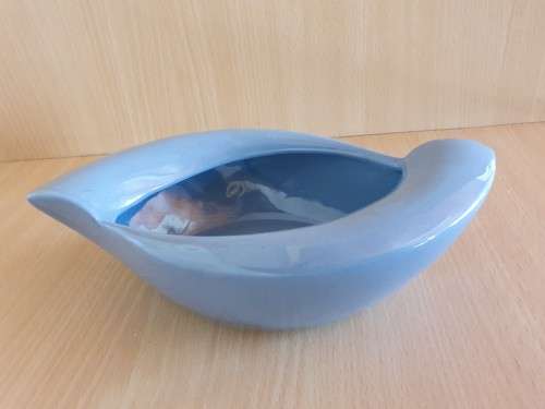 Blue Shaped Posy Vase