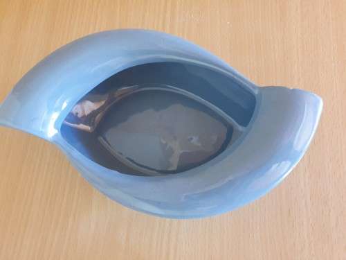 Blue Shaped Posy Vase