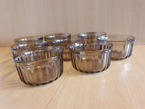 Small Round Arcopol Ramekins - width 9cm. height 4cm