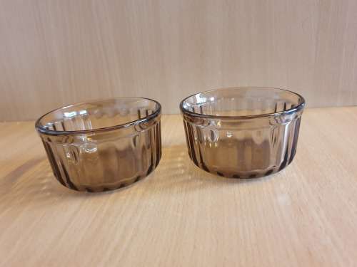Small Round Arcopol Ramekins - width 9cm. height 4cm
