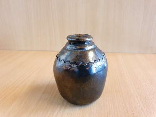 Set of 2 Pottery - Small Vase & Bowl