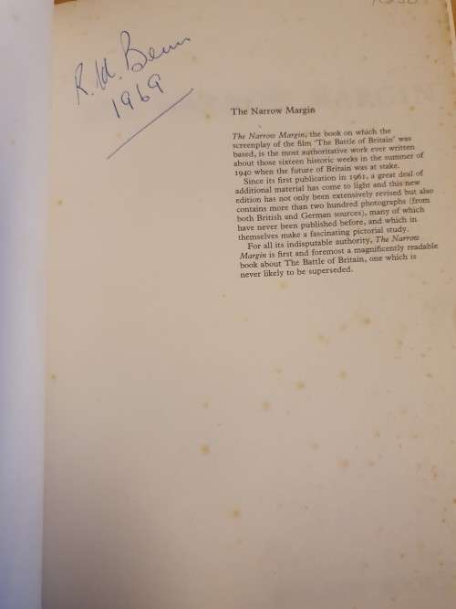 The Definitive Story of the Battle of Britain - The Narrow Margin: Derek Wood with Derek Dempster