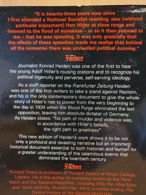 The Fuehrer : Konrad Heiden (Paperback)