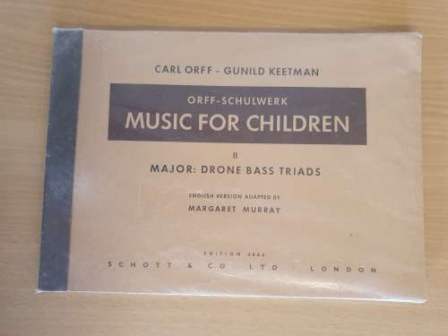 Schott Music For Children Vol. 2 Major - Drone Bass Triads by Carl Orff Arranged by Keetman/Murray