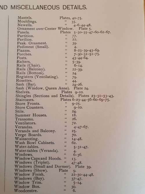 Victorian Domestic Architectural Plans and Details: William T. Comstock (734 Scale Drawings)