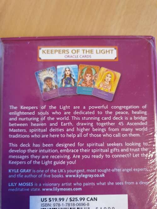 Keepers of The Light Oracle Cards - Kyle Gray