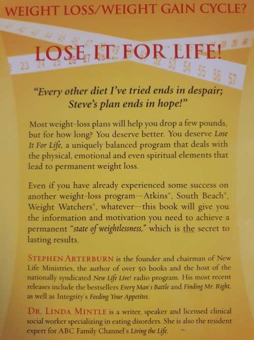 Lose it For Life - The Total Solution - Spiritual, Emotional, Physical (Paperback)