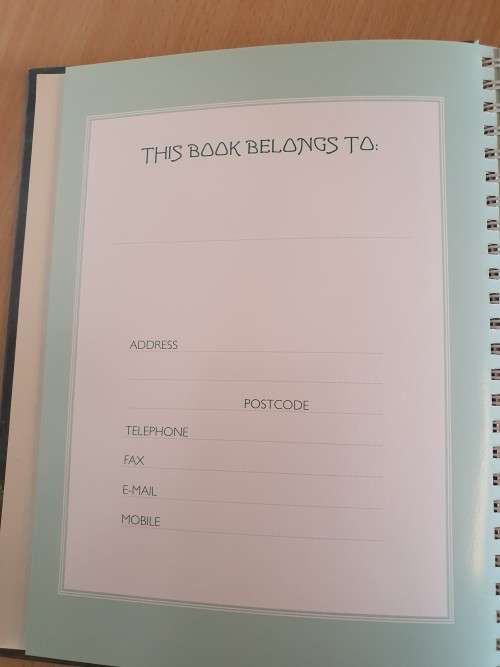 Fairies Address Book - 20cm x 22cm