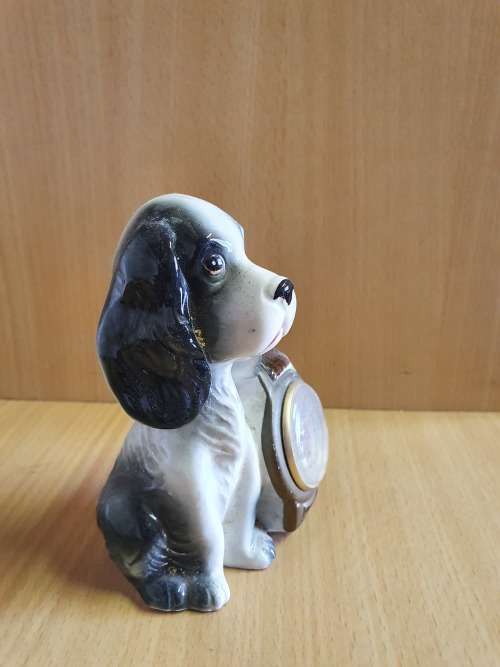 Dog Figurine with Thermometer (Japan)