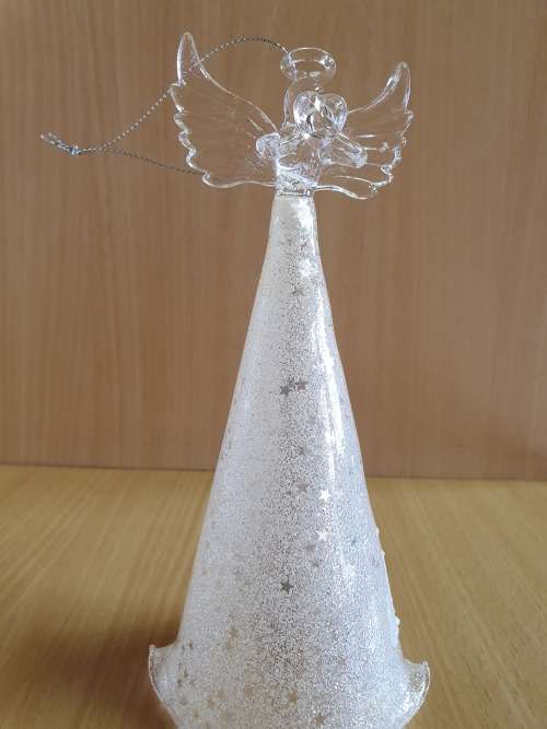 Glass Angel Figurine