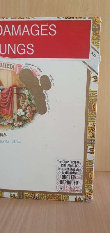 Wooden Cuban Cigar Box