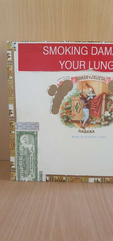 Wooden Cuban Cigar Box