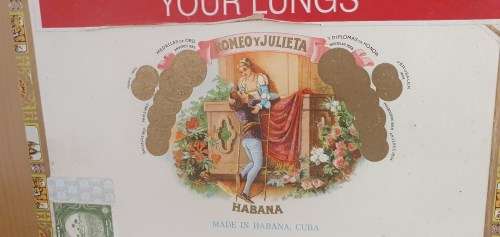 Wooden Cuban Cigar Box