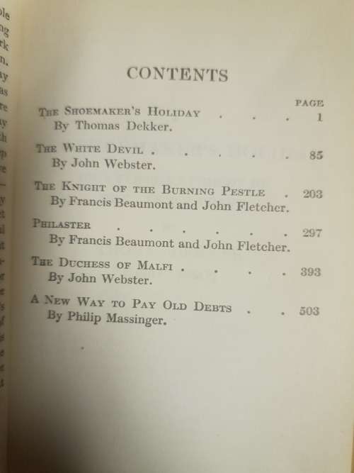 Six Plays by Contemporaries of Shakespeare (Hardcover)