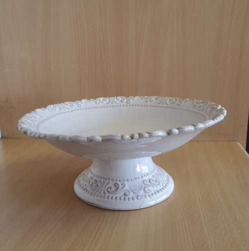 Round Footed Ceramic Bowl/Dish