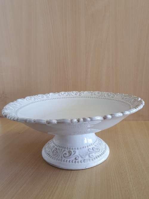 Round Footed Ceramic Bowl/Dish