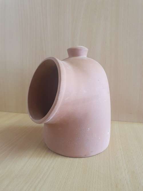 Jamie Oliver Terracotta  Salt Holder with Wooden Scoop