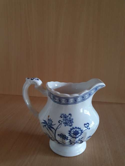 Blue & White J & G Meakin England Classic White Blue Nordic Teapot, Sugar Bowl, Milk Jug, 4 teacups
