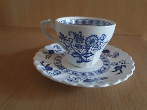Blue & White J & G Meakin England Classic White Blue Nordic Teapot, Sugar Bowl, Milk Jug, 4 teacups