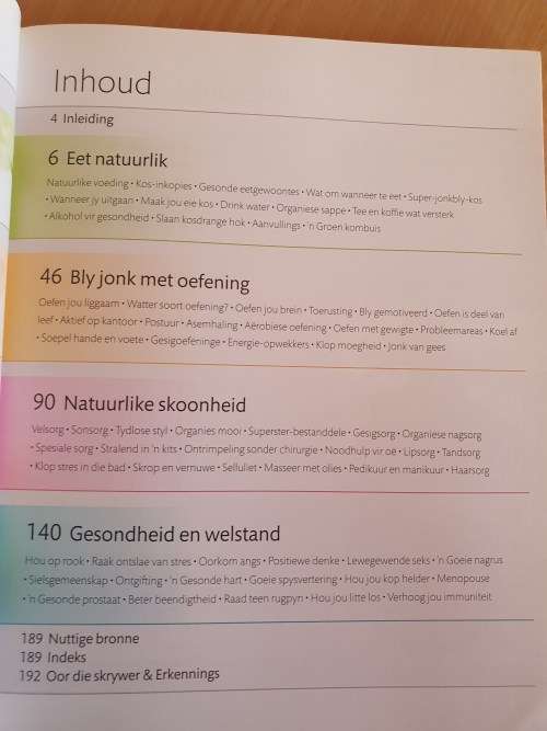1001 Maniere om Natuurlik Jonk te Bly : Susannah Marriot