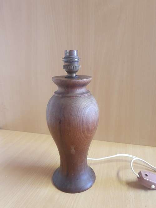 Wooden Table/Desk Lamp - Genuine Stinkwood