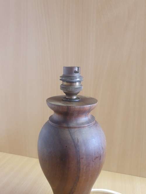 Wooden Table/Desk Lamp - Genuine Stinkwood