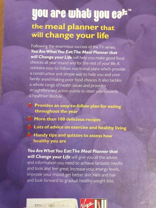 You are what you eat - The meal planner that will change your life: Carina Norris (Paperback)