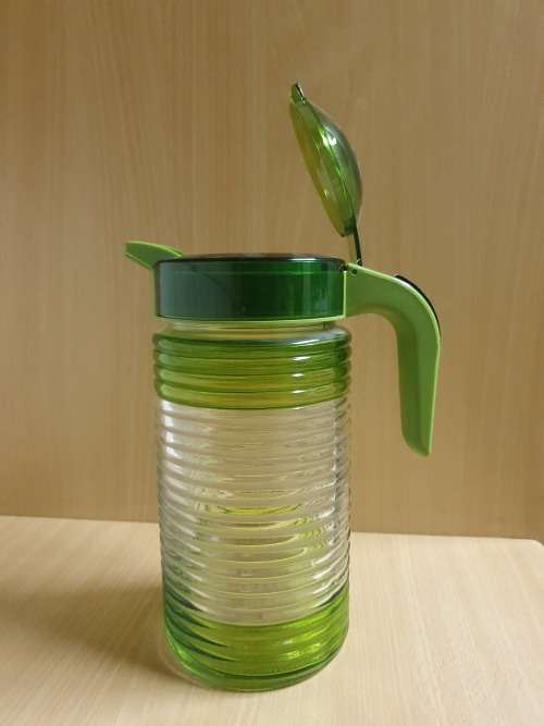 Green Herevin Glass Water/Juice Jug