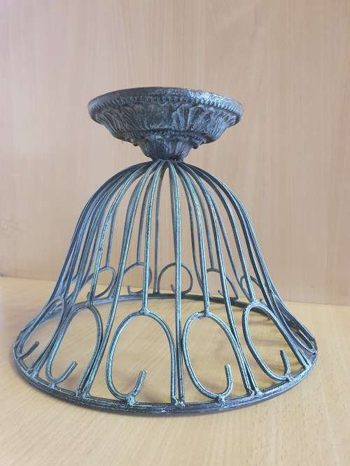 Metal Fruit Bowl - width 28cm. height 22cm